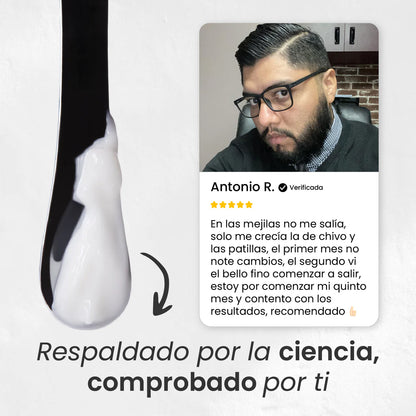 Bálsamo Apolo para Crecimiento de Barba Ultra Potente con Minoxidil 20% | 100mL